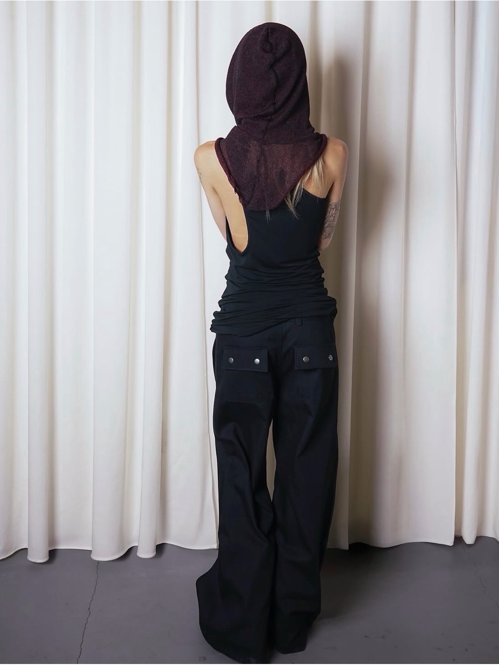 Empath ‘Nao’ Ruched One Shoulder Tunic Top Or Dress In Black — image 8 of 8